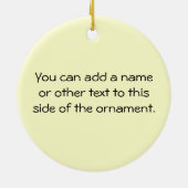 ハートの祖母の女の子のTシャツおよびギフト セラミックオーナメント (裏面)