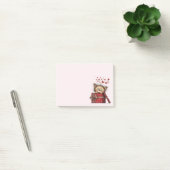 ハートの箱の中の可愛い子猫のイラスト ポストイット (オフィス)