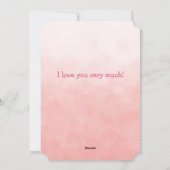 ハートの箱の中の最もかわいいバレンタインの子猫 シーズンカード (裏面)