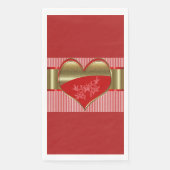 ハートの箱紙ナプキンゲストタオル (正面)