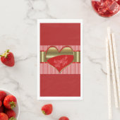 ハートの箱紙ナプキンゲストタオル (インサイチュ)