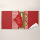 ハートの箱 バスタオル (バスタオル)