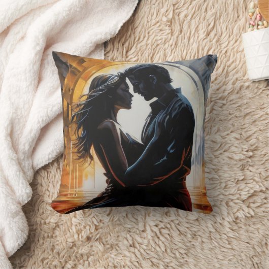 ハートの絆 クッション (ブランケット)