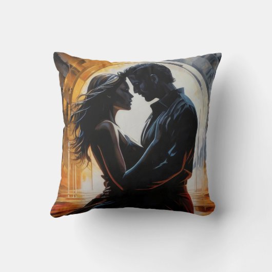 ハートの絆 クッション (裏面)