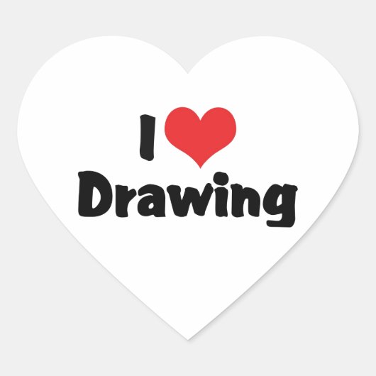 ハートの絵を描くのが大好き - アーティスト&イラストレーター ハートシール (正面)