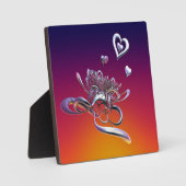 ハートの美しい フォトプラーク (正面)