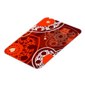 ハートの背景、プレミアムマグネット マグネット (左側)