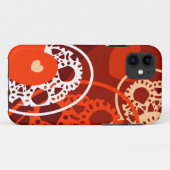ハートの背景、iPhoneケース Case-Mate iPhoneケース (裏面(横))