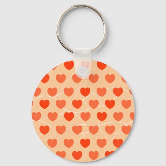 ハートの背景, keychain キーホルダー (正面)