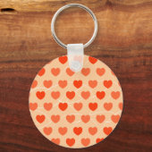 ハートの背景, keychain キーホルダー (正面)