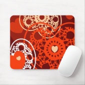 ハートの背景， mousepad マウスパッド (マウス)