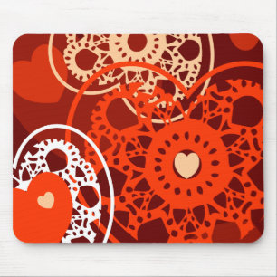 ハートの背景, mousepad マウスパッド