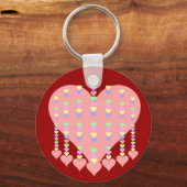 ハートの背 キーホルダー (正面)
