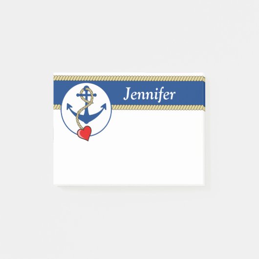 ハートの航海のないかり ポストイット (正面)