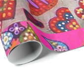 ハートの花の包装紙生命の樹 ラッピングペーパー (ロールコーナー)