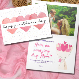 ハートの花束 母の日カード カード