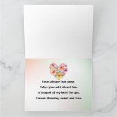 ハートの花 カード (内部)