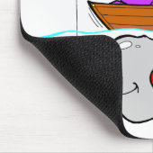 ハートの芸術のクジラ マウスパッド (コーナー)