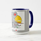 ハートの芸術 マグカップ (正面右)