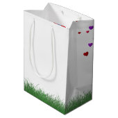 ハートの草木 ミディアムペーパーバッグ (裏面アングル)