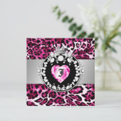 ハートの菓子16熱いPinの311頭のヒョウTiqueの女王 招待状 (スタンド正面)