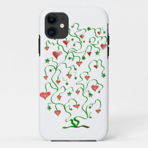 ハートの葉木 iPhone 11 ケース