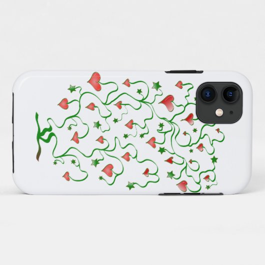 ハートの葉木 Case-Mate iPhoneケース (裏面(横))