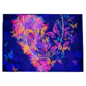 ハートの蝶々 ギフトバッグ (正面)