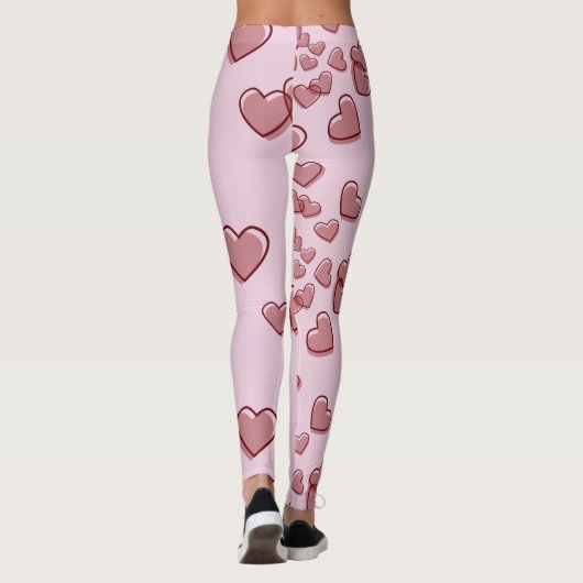 ハートの螺線形 レギンス (裏面)