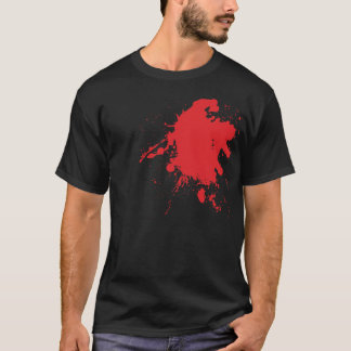 ハートの血Splat Tシャツ