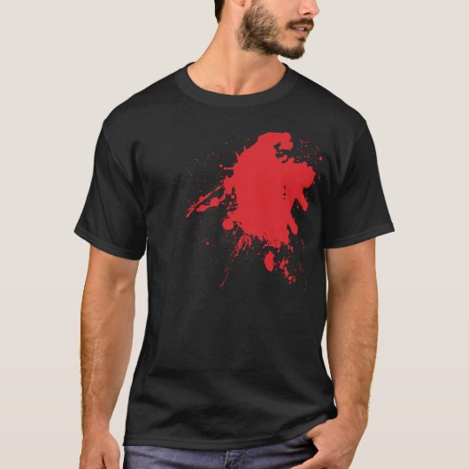 ハートの血Splat Tシャツ (正面)