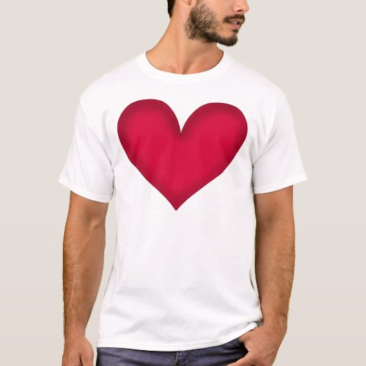 ハートの衣服 Tシャツ (正面)