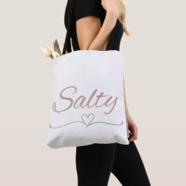 ハートの装飾が可愛いSaltyトートバッグ、彼女の誕生日プレゼントに トートバッグ