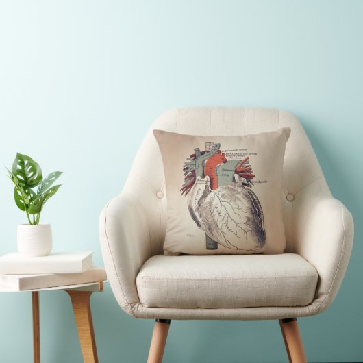 ハートの装飾用クッションを持って下さい クッション (椅子)