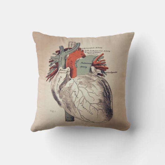 ハートの装飾用クッションを持って下さい クッション (裏面)