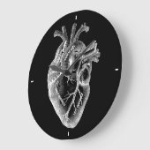 ハートの解剖学 ラージ壁時計 (傾斜)
