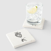 ハートの解剖学-空気の曲芸師 ストーンコースター (横)