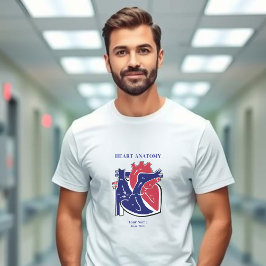 ハートの解剖学Tシャツ Tシャツ