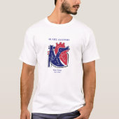 ハートの解剖学Tシャツ Tシャツ (正面)