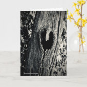 ハートの言葉のグリーティングカード カード (黄色い花)