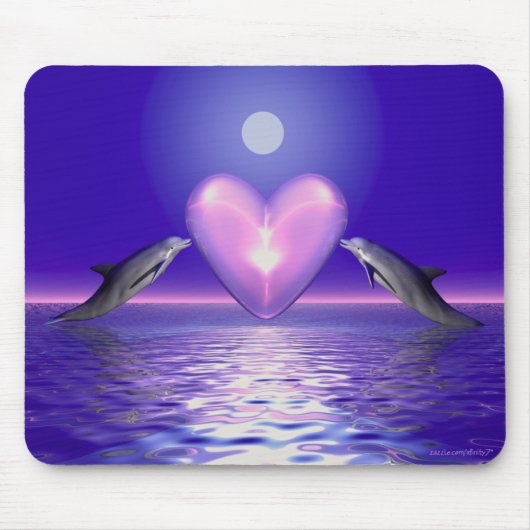 ハートの訪問者 マウスパッド (正面)