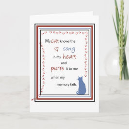 ハートの誕生日の2743匹の猫の歌 カード