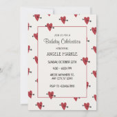 ハートの誕生日 招待状 (裏面)