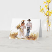 ハートの調和、未来を歩く カード (黄色い花)