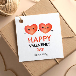 ハートの赤ちゃんカップルと一緒にバレンタインデーを楽しんで フェイバータグ