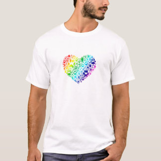 ハートの足 Tシャツ