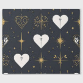 ハートの輝き ラッピングペーパー (フラット)