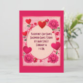 ハートの輪バレンタインデーダンス 招待状 (スタンド正面)