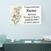 ハートの退職パーティーの若者 横断幕 (トレードショー)