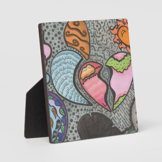 ハートの道 フォトプラーク (正面)